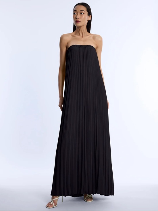 BCBGMaxAzria Dresses & Skirts - NWT BCBGMaxAzria Pleaded Gown in Black Size 8